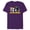 Purple, variant on Original Trilogy Character Group Matching - Short Sleeve Blended T-Shirt for Adults - Customized-Yellow