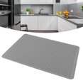 thumbnail image 1 of Dish Drying Mat, High Edges and Waterproof Bottom Silicone Dish Pad Foldable Space Saving Dish Rack Mat for Stovetops Kitchen Countertops and Under Sink, 1 of 7