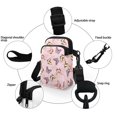 thumbnail image 5 of HELLHERO Hummingbird Rose Polyester Travel Crossbody Purse Double-layer Daily Commute or Casual Outings Lightweight, 5 of 7