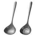 thumbnail image 4 of IFANLANDOR 1 Set Stainless Steel Ladle Grey Hot Pot Strainer Spoon for Kitchen Use, 4 of 8