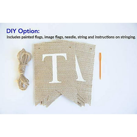 | Concessions Burlap Baseball Banner