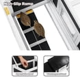 thumbnail image 5 of Outdoor 2-Tier 2-Room Quail Hutch with Brooder Box & Activity Area, Openable Asphalt Roof, Black with White, 5 of 8