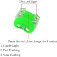thumbnail image 3 of HIBIBUD Battery Operated Kayak Navigation Lights, Marine LED Boat Lights, Boat Bow Lights and Stern Lights for Pontoon Boat Bass Boat Jon Boat Dinghy Kayak Yacht Jet Ski, 3 of 7
