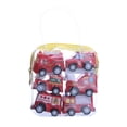 thumbnail image 4 of 6pcs Pull Back Car Friction Powered Car Toys Car Powered Toys Mini Truck Pull Back Cars Set for Boy Girl Gift, Fire Engine, 4 of 6