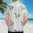 thumbnail image 6 of High Quality Hawaiian Shirts for Men Short Sleeve Aloha Beach Shirt Floral Summer Casual Button Down Shirts Blouses E3P4N4, 6 of 7