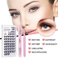thumbnail image 2 of DIY Lash Extension Kit, Lash Cluster 72 Pcs with 72h Strong Hold Lash Bond and Seal + Cluster Eyelashes Applicator Tool Eyelash Extensions Kit for Self Applicator at Home, 2 of 10