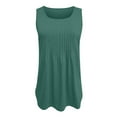 thumbnail image 4 of SNKSDGM Going Out Tops for Women Plus Size Long Sleeve Women’S Sleeveless Round Neck Loose fit Solid Color Vest Top Casual Summer Tank Top Stylish and Comfortable Daily Wear. for Layering Or ., 4 of 4