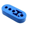 thumbnail image 2 of Colgador de goma para de coche, soporte aislante, montaje de buje, 4 agujeros, 12mm (0,47 pulgadas), tamaño de agujero Universal Azul kusrkot Buje del soporte de suspensión, 2 of 8