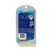 Schick Hydro Silk Sensitive Womens Disposable Razors, 6 ct, 5-Blade Disposable Razors for Women Sensitive Skin, Travel Razor for Women