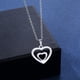 thumbnail image 4 of Collar Pendientes Set Heart Feeling Corazón Collarbone Cadena Mujer japonesa y del Sur Instagram Accesorios, 4 of 8