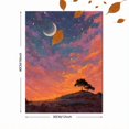 thumbnail image 3 of UXIEQU Dreamy Sunset Starry Sky Canvas Wall Art Print 15.75x11.81 Inches, 3 of 8