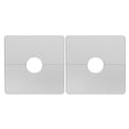 thumbnail image 4 of Miangastore Pipe Cover Abs Silver 2Pcs 3.3X3.3X0.2In, 4 of 8