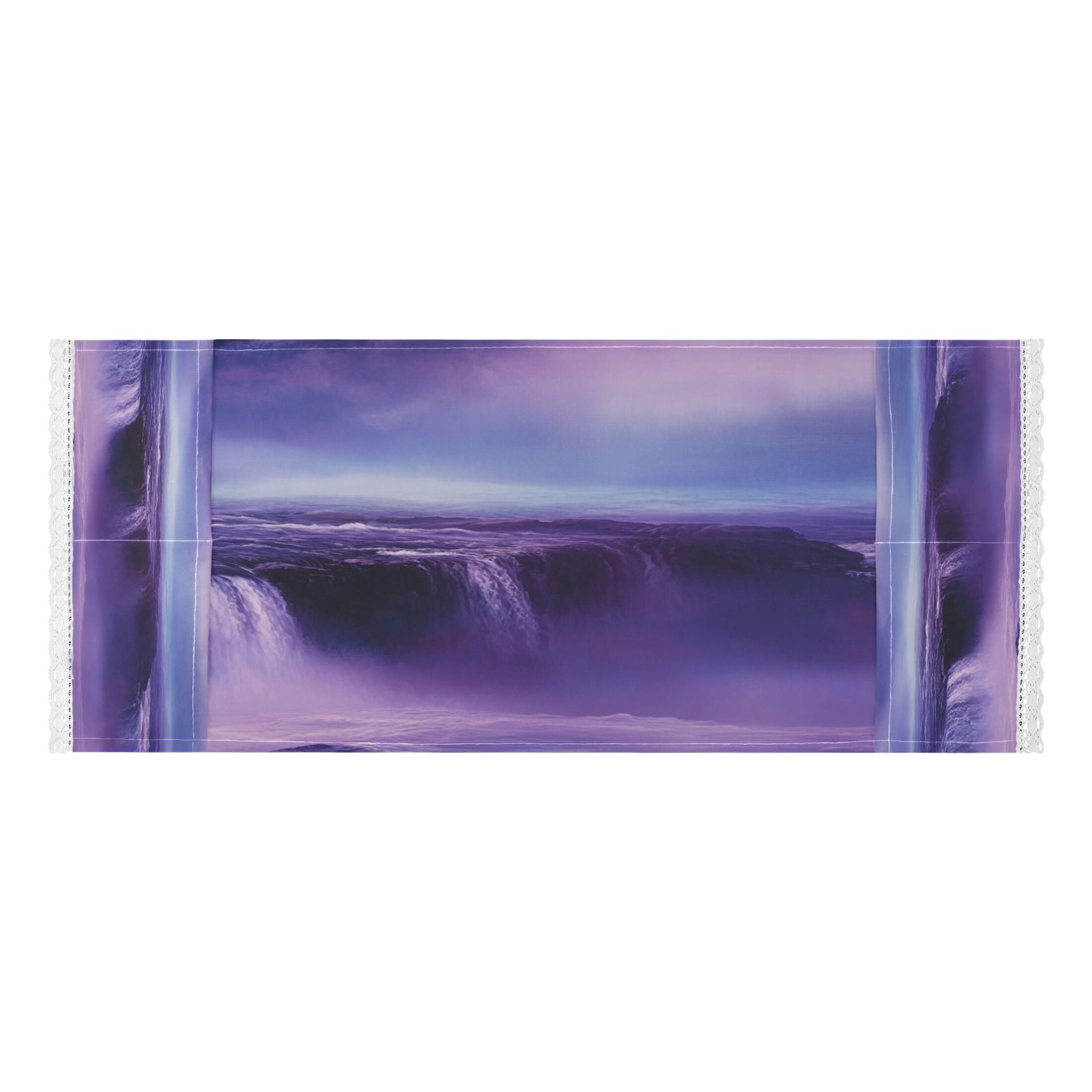 Dustproof Washing Machine Cloth Washer and Dryer Top Covers, Fridge Dust Cover, With Storage BagsThe Purple Water