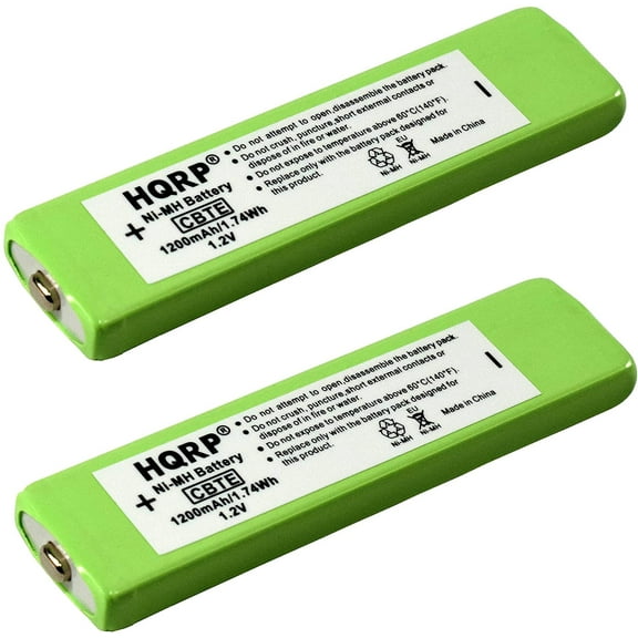 HQRP 2-Pack Battery for Aiwa MHB-901, RP BP61, RP BP61PY, RQ-SX40