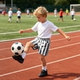 thumbnail image 2 of Boys Girls Striped Shorts Toddler Baby Shorts Summer Lightweight Elastic Waisted Short Pants with Pockets Athletic Shorts Kids, 2 of 5