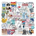 thumbnail image 1 of Pegatinas Kawaii Micro World, 60 unidades, escenas de dibujos animados en miniatura, 1 of 2