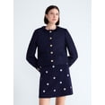 thumbnail image 2 of Free Assembly Women’s Ruffle Trim Nubby Jacket with Long Sleeves, Sizes XS-XXL, 2 of 6