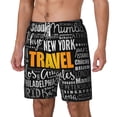 thumbnail image 2 of Balery Travel Mens Swim Trunks Swim Shorts for Men Quick Dry Inseam Beach Shorts with Compression Liner Pocket-Large, 2 of 9