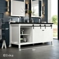 thumbnail image 2 of Eviva Dallas 72 in. White Bathroom Vanity with Absolute Black Granite Countertop, 2 of 7