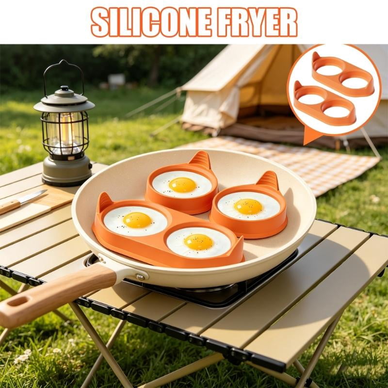 ANXPTIME Two Durable Eggs Cooking Trays Perfect for Camping Home or Travel Use