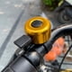 thumbnail image 3 of Timbre de bicicleta de aleación Mini, timbres de bicicleta de sonido fuerte y claro para adultos y niños, se adapta a manillar de bicicleta de 7/8 pulgadas dorado BANYUO  Hogar, 3 of 4