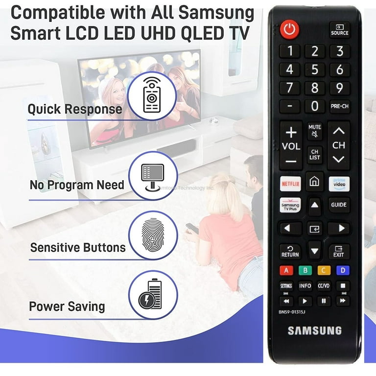 BN59-01315 pour télécommande TV Samsung BN59-01315A BN59-01315J