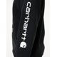 thumbnail image 5 of Sudadera Carhartt para hombre, holgada, con logotipo de peso medio, negra, 5 of 7