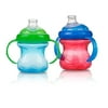 Nuby No-Spill Grip N' Sip Cup - 8 Ounce - 2 Count - Red/Blue