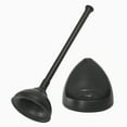 thumbnail image 5 of (2 pack) Plumb Craft Toilet Plunger with Twist Caddy Storage Holder - Black, 5 of 9