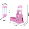 thumbnail image 3 of Hamster Hanging Water Bottle Pet Auto Dispenser with Base for Dwarf Hamster Mouse Rat Hedgehog, 3 of 5