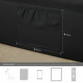 thumbnail image 3 of The Great American Store's Ultra-Soft 1800 Series Microfiber Solid Fitted Sheet Side Pocket/Pouch Organizer (Pack of 6, Twin, Grey)- Fade and Wrinkle Resistant - Hypoallergenic, 3 of 5
