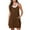 Brown, variant on Baqcunre Jumpsuits for Women Women 2024 Summer Sleeveless Mini Dress Casual Short Sundress Workout Tennis Athletic Onesie Jumpsuit Jumpsuits for Women Dressy One Piece Jumpsuits for Women