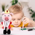 thumbnail image 3 of Cerdo de peluche de dibujos animados de 11,81 pulgadas, juguete de peluche suave de cerdito kawaii para fans, regalo de cumpleaños, 3 of 9