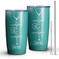 thumbnail image 2 of Personalized Nurse Cup for New RN Women Nurses,Custom Tea/Coffee Nurse Tumbler 20 oz Stainless Steel,Ideal for Nurses School Graduation Gifts/Week Gifts/Retirement Gifts/Birthday Gifts, 2 of 5