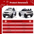 thumbnail image 2 of Licensed Land Rover 12V Ride-On Car, 2-Seater with Remote Control & LED Lights, 2 of 4