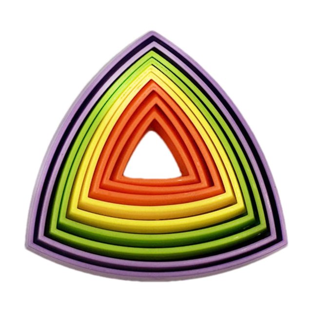 Ganfancp Triangular Tridimensional Apilamiento Música Descompresión Apilamiento Música Juguetes Triangular Torre Zanahoria Descompresión 2Pc Ofertas Del Día Torre Triangular de Rábanos X 1