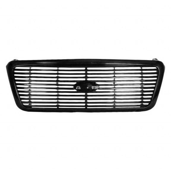 For Ford F-150 2007 2008 Grille | Prime Mat Black | w/ Black Frame | Pickup Fx2 | FO1200501 | 7L3Z8200CPTM