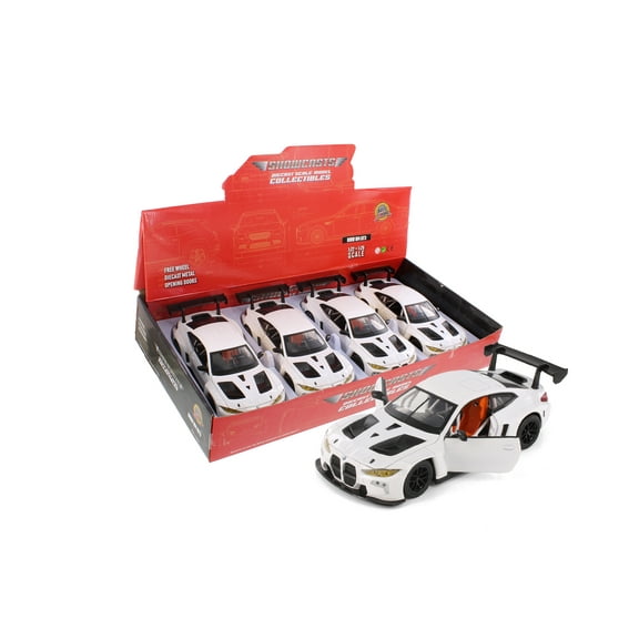 BMW M4 GT3, White - Showcasts 68277D - 1/24 Scale Diecast Model Car