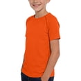 thumbnail image 2 of Diufon Boys Girls Athletic Shirts Summer Casual Crewneck Short Sleeve Tops Breathable Stretch Casual Sport Tee, 2 of 9
