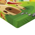 thumbnail image 2 of Ambesonne Nature Fitted Sheet, Farm Field Rain Mushroom, Full Size, Multicolor, 2 of 3