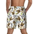 thumbnail image 2 of Rocae German Shepherd Dog for Men's Swim Trunks Quick Dry With Two Side Pockets and One Lined Patch PocketMedium, 2 of 9