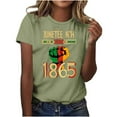 thumbnail image 2 of Simua T-Shirts Patriotiques pour Femmes Décontractés à Manches Courtes à Col Rond T-Shirt d'Été Décontracté Coupe Régulière, 2 of 5
