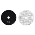 thumbnail image 4 of Polishing For Pads 4Inch Wet/Dry Granite Concrete Marble Glass Stone Sanding 30Grit, 4 of 10