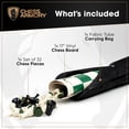 thumbnail image 4 of Juego de ajedrez Chess Armory Tournament con bolsa de transporte de 17 pulgadas, 4 of 7