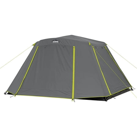 Instant Cabin Tents | 6 Person / 9 Person / 10 Person / 12 Person Family Cabin Multi Room Pop Up Tents Car Camping | Included Storage Pockets for Camping Accessories