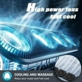 thumbnail image 3 of Frost Seat - Frost Seat Covers, Frostseat Cooling Car Seat Cover with 12 Fan & 6-Mode Massage, Automatic Start-Stop, 12V-24V Ventilated Cooling Car Seat Cushion for Car SUV Truck Universal Fit (24V), 3 of 8