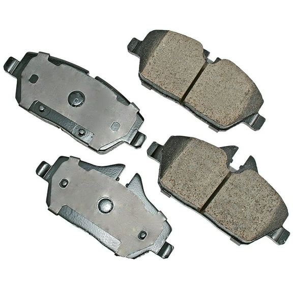 Akebono EURO Ultra-Premium Brake Pad Set, Ceramic Fits select: 2013 MINI COOPER ROADSTER, 2014-2021 MINI COOPER