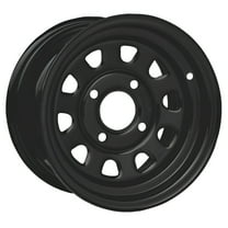 4/110 ITP Steel Wheel 12x7 2.0   5.0 Black for Honda RANCHER ES 400 2x4 2004-2005