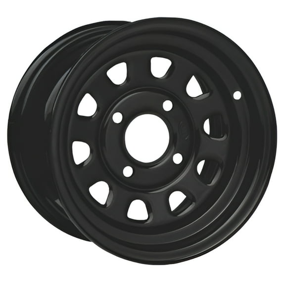 4/110 ITP Steel Wheel 12x7 2.0   5.0 Black for Honda RANCHER ES 400 2x4 2004-2005