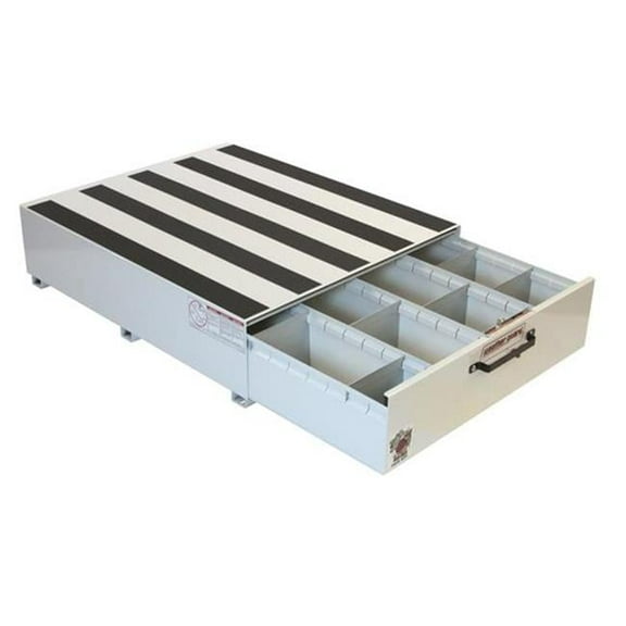3373 Pack Rat Bed Drawer Steel White